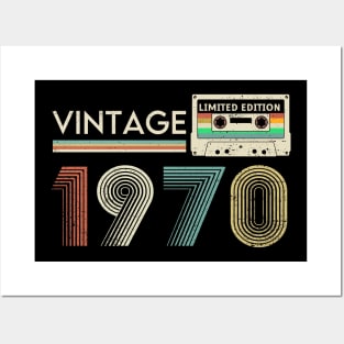 Vintage 1970 Limited Cassette Posters and Art